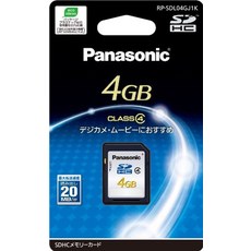 파나소닉 4GB SDHC 메모리 카드 CLASS4 RP-SDL04GJ1K, 1개