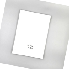 미술놀이 모조지 백상지 주보용지 A4사이즈 120g 100매, 본상품