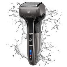 이즈미 5중날 전기면도기 아이언쉐이버 IKS-6150, 메탈그레이+블랙