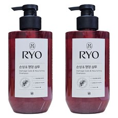 려 함빛 극손상 영양 셀렉션 삼푸, 400ml, 2개