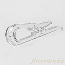 깔끔하게 잡아주는 의류포장 셔츠 양말 플라스틱 클립 세트 투명, 단품