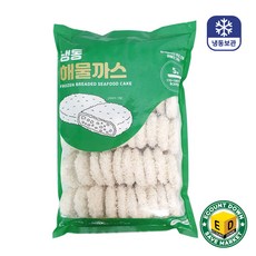수산왕국 오징어까스 50개입 대용량 업소용 에어프라이어 튀김, 1개, 2.5kg