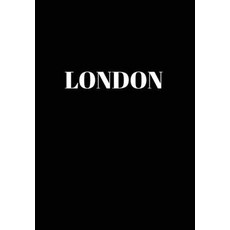 London: Hardcover Black Decorative Book for Decorating Shelves Coffee Tables Home Decor Stylish W... Hardcover, Murre Book Decor