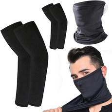 Ice Cool Mask 2p + Ice Cool Tosh 2p 套組跑步騎行紫外線防護