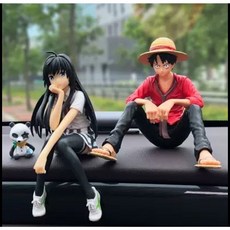 진양오픈마켓 차량용 피규어 장식품 루피와 소녀, 11, 1개