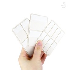 호핑쇼핑 반투명 인덱스 독서스티커, 2inch