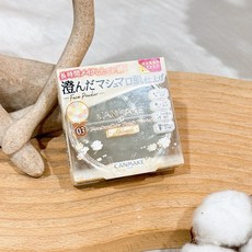 Canmake 棉花糖蜜粉餅 新色 #01 #02 #03 蜜粉 蜜粉餅 散粉 五色蜜粉 定妝 霧面, 1個, 棉花糖蜜粉正裝 #03（幸運花環）