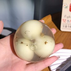 걸스코코 슬랑이모음전 말랑이 왁뿌볼 친구선물 슬라임 스트레스해소말랑이, 1개, 몰캉팝볼말랑이/계화나무