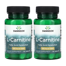 스완슨 엘 카르니틴 500mg 30정 2병 L Carnitine