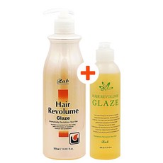자브헤어리볼륨글레이즈500g+200g 파마웨이브세팅업 여자머리 남자모발 컬링에센스 헤어왁스 로션크림 미용실, 1개, 500ml