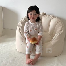 돗투돗 동물친구들 밤부매쉬 유아 7부 실내복 상하세트