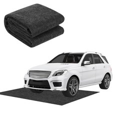 1.5 x 1.8m5 6피트 오일 유출 매트 차고 바닥 밑 러그용 내구성 있는 방수 미끄럼 방지 뒷면 액체 포함 차량 밑의 표면 보호 221415