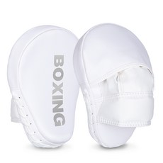 GINGPAI 깅파이 복싱 손 미트 핸드패드 격투기 트레이닝 코치 손미트 BOXSB, 1개, 실버