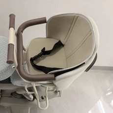 자전거 뒷안장 보조의자 안장 뒷자리 뒷자석 블랙, 1개, 037 화이트 쿠션 B