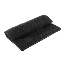 HAIMINGJUN 1 조각 100x150cm 재봉 직물 천 마이크로 스웨이드 고무 처리 카펫 소파 좌석 테이블 신발 용 미끄럼 방지 diy, 설명한대로, 1PC 블랙