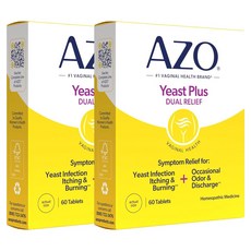 AZO AZO Plus 雙重舒緩錠 2入, 2個, 60錠