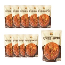 [코레와카레] 매운 3분카레 커리 즉석카레 250g, 10개
