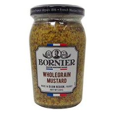 BORNIER 芥末籽醬, 1瓶, 210g