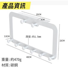 傻瓜批發 門後掛鉤 碳鋼門背式衣帽架, 1個, (X35)門後掛鉤