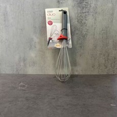 JosephJoseph 실리콘 거품기 주방 조리도구 베이킹 휘핑기, C. DUO 훅 믹서기