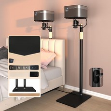 빔프로젝터브라켓 쇼파뒤 스탠드 빔프로젝터거치대, 1단, PB16L 짐벌 92-126cm