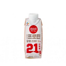 얼티브프로틴 팩 햇반 쌀맛 CJ, 250ml, 18개