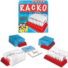 보드게임 휴대용 캠핑게임 대학생게임 위닝 무브 RACKO 레트로 패키지 카드 게임, 1개