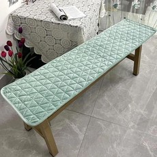 솔리드 롱 벤치 쿠션 마호가니 목재 소파 카드 시트, 색상: 2. Green / 사양: G. 35x180cm