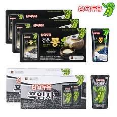 삼육두유 검은콩과 칼슘 60팩 & 흑임자 40팩 파우치 190ml 두유 총 100팩