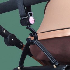 유모차 가방 탈부착 고리 걸이 카트 보조 수납 클립, 1개, GFarm  유모차다용도걸이