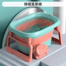 超大號寶寶摺疊浴盆小孩浴桶游泳新生兒童洗澡桶嬰兒洗澡盆可坐躺, 紅綠(單桶):一個