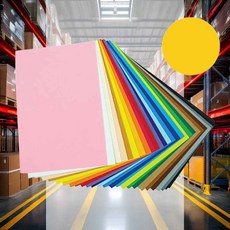 칼라펠트 접착 진노랑 45x30cm 1개 컬러휄트지 게시판용 펠트천 유치원환경판 미술재료 펠트시트