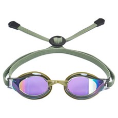 후그 달리 미러 접착식 패킹 수경 DALI_BKOG, 블랙올리브그린 + 블루블랙, 1개