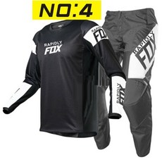 바이크 오토바이 레이싱 슈트 의류 복장 옷 NEW 2021 RAPIDLY FOX 180360 enduro motocross jersey and pants mx gear set, XXL-38, NO4