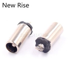 10PCS 5 2 1mm DC 전원 소켓 플러그 5521 5x2 수 암, 5.5x2.1mm female