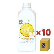 더블데이 파인애플 배 퓨럽 시럽 에이드베이스 하이볼 농축액용, 1.2kg