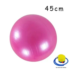 큰 요가 공 풍선 운동 체육관 맞는 홈 피트니스 필라테스 스포츠 균형, 11. 45cm Pink, CHINA
