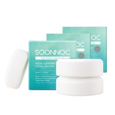 순녹 아쿠아 클렌징바 페이스비누, 100g, 3개입