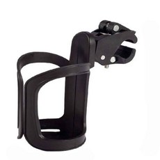 금순이네상점 360도 유모차 자전거 컵홀더 유모차물병홀더, 360도 유모차자전거 컵홀더(블랙)