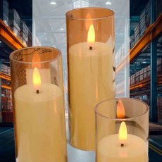 LED 양초 중 미니전자초 이벤트촛불 led캔들소형 건전지초 성당전자초 led전자초