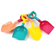이신 아동 미니삽 정원놀이 눈 모래놀이 삽 4종, 4개, 혼합색상, 178g
