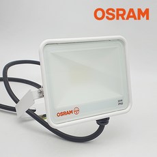 오스람 LED 투광등 20W ECO LITEI P65 투광기 보안등 야외조명, 흰색몸통 전구색, 1개