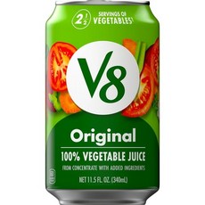 V8 오리지널 100% 야채주스 11.5floz(340ml) 6캔, 340ml, 6개