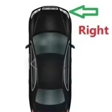 모델 후방 사이드 미러 프레임 커버 윙 외부 도어 하우징 쉘 트림 자동차 교체 부품, 1. 1x Right Side, 1개