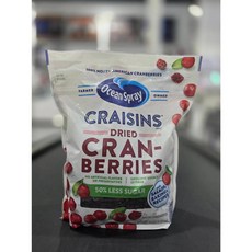 Ocean Spray Craisins 蔓越莓乾 50% 較少糖, 1221g, 1個