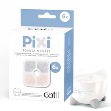 Catit Pixi 강아지 고양이 정수기 전용 필터 6p, 6개