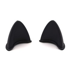 오토바이 장식 고양이귀 블랙2개1세트 헬멧 악세사리 37126PC 1(pc), 색상