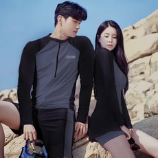 커플 래시가드 래쉬가드 래쉬가드, 회색