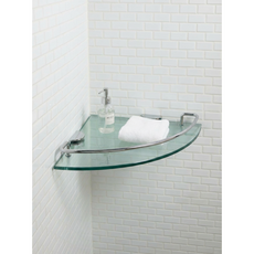 국산 강화유리 코너유리선반 욕실선반, 낱개, 낱개