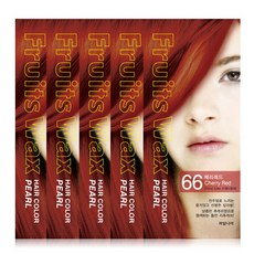과일나라 진주펄 염모제, 66호 체리레드, 5개
